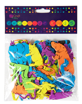 Naklejki Zwierzaki 3 z PVC 60szt, KSPI-043, Dp Craft