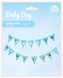 Girlanda papierowa B&G Happy Birthday - Baby Boy, jasnoniebieska, 300 cm, DIY, wys. flagi 17 cm, GoDan