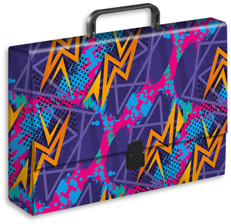 Teczka z rączką A4 Maxi T0105 Zygzaki, Penmate