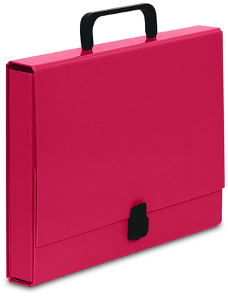 Teczka z rączką A4 4cm Classic różowa, VauPe