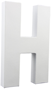 Litera 3D duża 20cm H. AC154, Decopatch