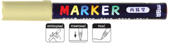 Marker akrylowy 1-2 mm, żółty neapolitański, M&G;