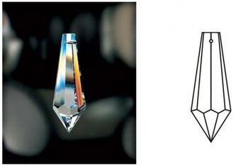 Kryształ Sopel 38mm, Sztuka Zdobienia