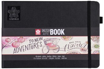 Szkicownik 21x14x8cm 80ark. kremowe kartki 140g, Sakura