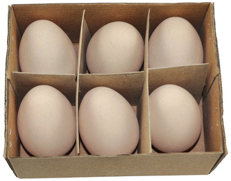 Jajka wielk,  plastik 6 cm, kurze WPJ-8927, Aliga