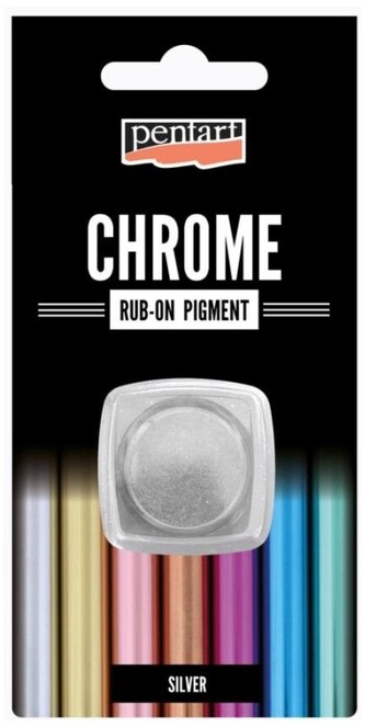 Pigment Rub-on 0,5g chrom efekt rubin, Pentart
