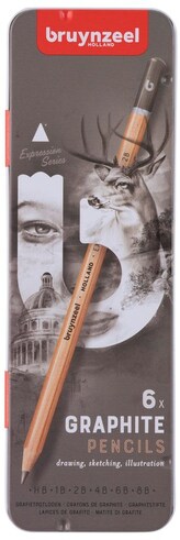 Ołówki 6szt. Expression, Bruynzeel