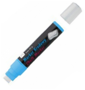 Marker kredowy końc. 8 x 15 mm niebieski-jasny 290-12, Toma