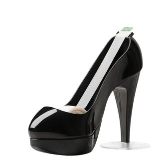 Podajnik taśmy w kszałcie buta czarna szpilka + taśma Magic™ 19mm x 8.9m czarny, Scotch® 3M