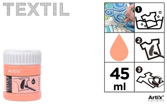 Farba do tkanin 45ml cielista Artix PP651-05, Main Paper