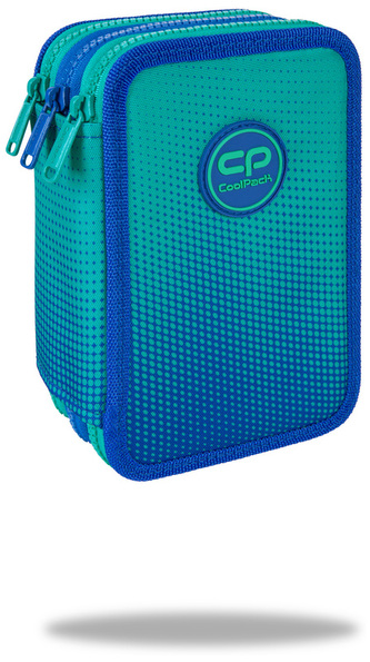 Piórnik potrójny z wyposażeniem Jumper 3 Gradient Ocean CoolPack, Patio