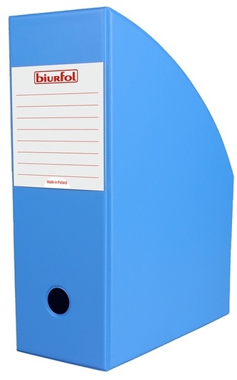Pojemnik na czasopisma 10cm błękit (sky) KSE-36-06, Biurfol