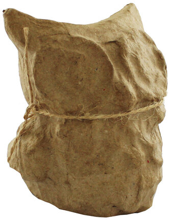 Figura Sowa mała - 8 x 10 x 8 .5 cm z masy papierowej. AP148, Decopatch