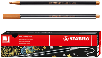 Pisak Pen 68/820 miedziany metaliczny, Stabilo