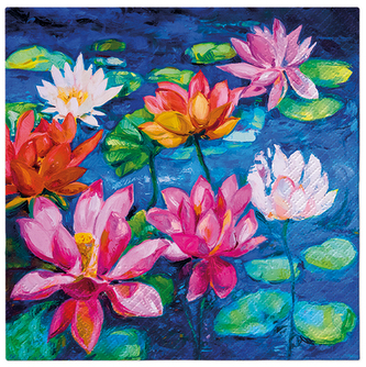 Serwetki 33x33cm Lily Pond 20szt. SDL141500, Paw