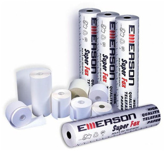Papier do telefaksu rolka 210 mm x 30 m 412779, Emerson