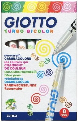 Pisaki 8-kol. Turbo Bicolor, Giotto