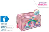 Kosmetyczka PCV srebrna sweet dreams (6x4), Kids