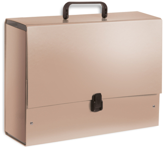 Teczka z rączką B4 Jumbo Kolor beż cielisty 35 x 25,5 x 10 cm, Tadeo