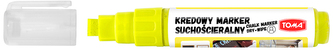 Marker suchościeralny 5x8mm żółty, Toma