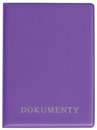 Okładka na dokumenty z dowodem rejestracyjnym violet, Biurfol