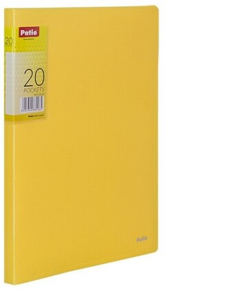 Album ofertowy A4 20 koszulek żółty 351870, Patio
