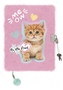 Pamiętnik z kłódką włochacz A5 96k My Little Friend Pastel Kitty, St.Majewski