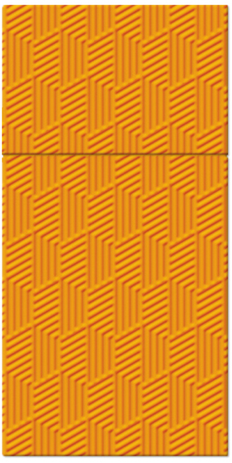 Serwetki 33x33cm Pocket Inspiration texture (orange) op. 20szt., Paw