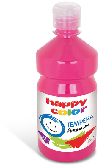Farba tempera Premium 500ml cyklamen nr.23, Happy Color