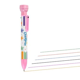 Długopis 6-kolorowy ze stemplem ABC Champions 1 z 2 wzorów, Trendhaus