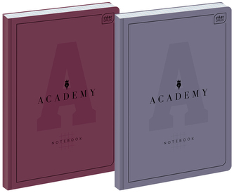 Brulion A4 96 k. kratka 90g Academy, Interdruk