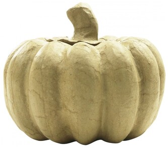 Pudełko kształt dyni 15 x 15 x 13cm BT033 O, Decopatch