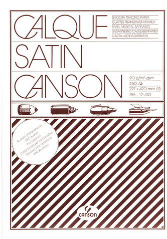 Kalka kreślarska A3 250 ark. 90/95 g/m2, Canson