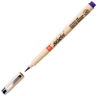 Pisak pędzelkowy Pigma Brush fioletowy, Sakura