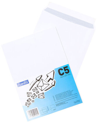 Koperta C5 biała HK 50 szt, Bantex