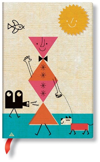 Notes Flexis Retro Pop! Hound Dog Mini w linie 208 str., Paperblanks