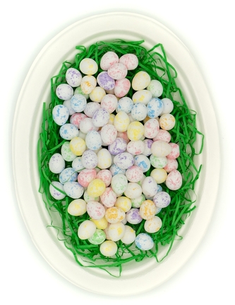 Jajka styropianowe WPJ-8789 kolorowe nakrapiane op. 100 szt., Aliga