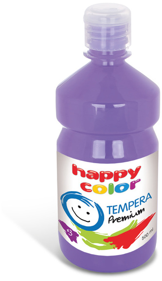 Farba tempera Premium 500ml lawendowa nr.62, Happy Color