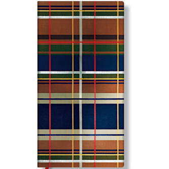 Notes Mad for Plaid - Chelsea Slim w linie, Paperblanks