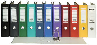 Segregator A4-80mm mech.dźwig. XXL niebieski, Bantex