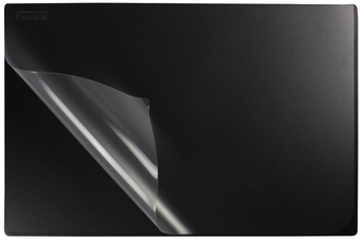 Podkład na biurko z folią 38x58cm czarny PB-01-02, Biurfol