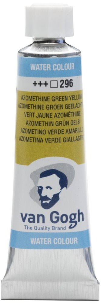 Farba akwarelowa Van Gogh 10ml Azomethine Green Yellow 296, Talens