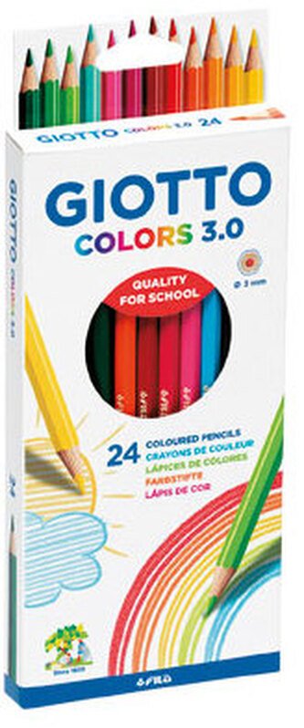 Kredki 24-kol. Colors 3,0, Giotto
