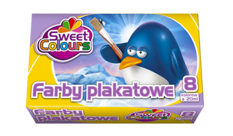 Farby plakatowe 20 ml 8-kol., Otocki