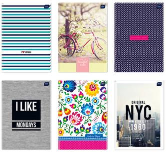 Brulion A4 80 k. kratka, Interdruk