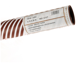 Kalka kreślarska 0,75 x 20 m 90/95 g/m2 rolka, Canson
