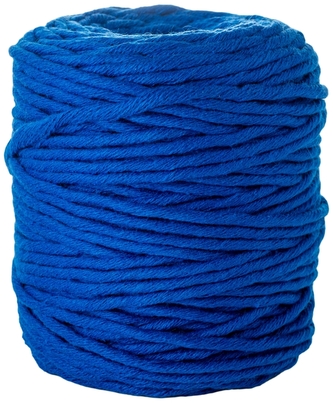 Sznurek bawełniany niebieski 5mm x 100m do makramy SBK-11, Aliga