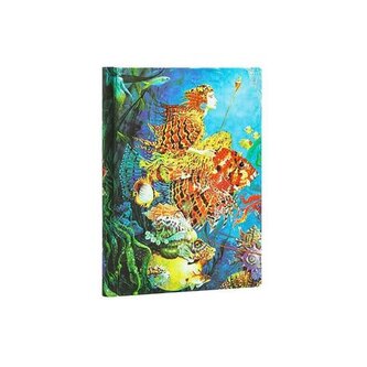 Notes Fantastic Voyages, Sea Fantasies Midi w linie, Paperblanks