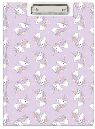 Teczka z klipem A4 z nadrukiem unicorn, Biurfol