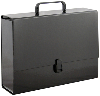 Teczka rączką A4 10cm czarna, Penmate